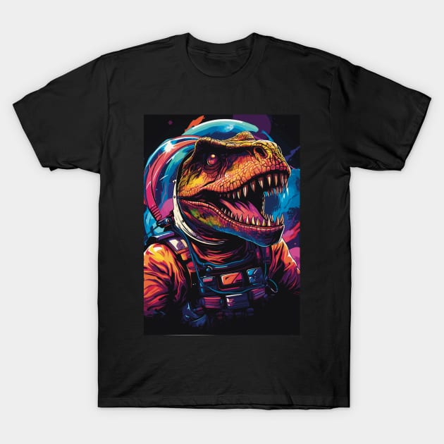 Dinosaur in Space, Dino Explorer! T-Shirt by ForAnyoneWhoCares